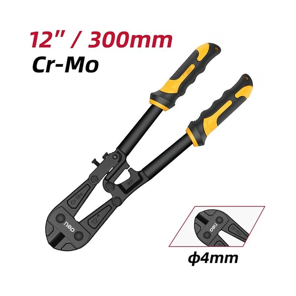 Corta-vergalhão emborrachado 12" de 30cm Deli