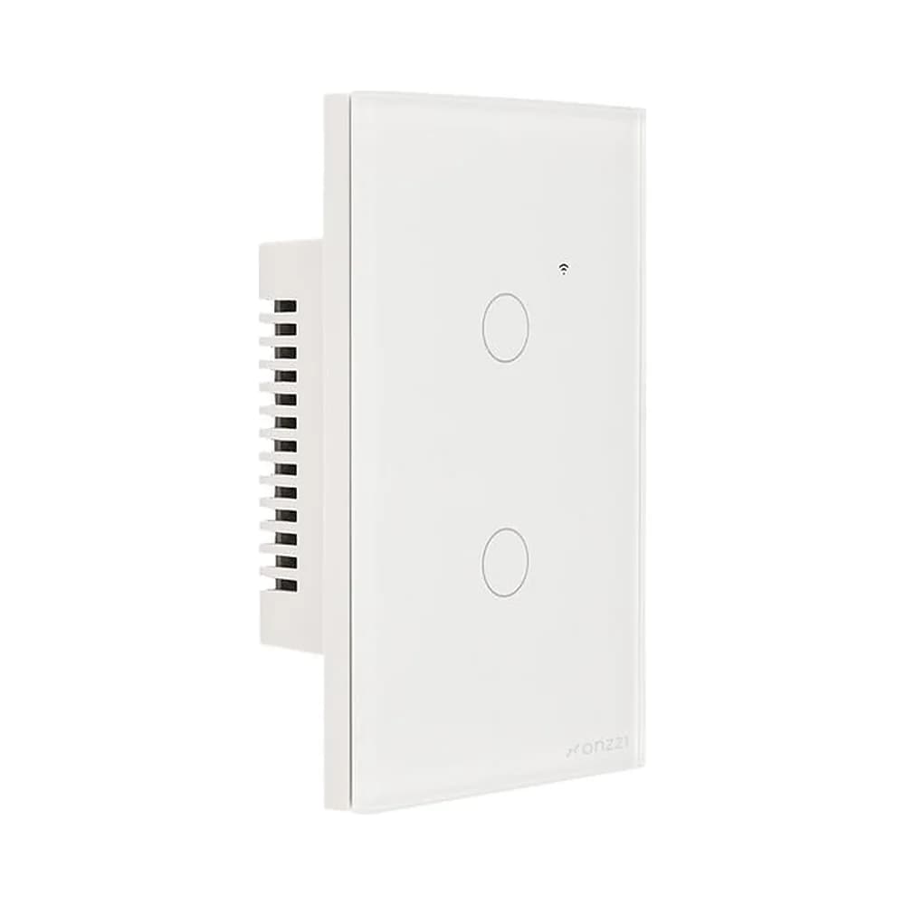 Interruptor Inteligente Touch Wi-Fi 2 Teclas Branco Onzzi WF012T