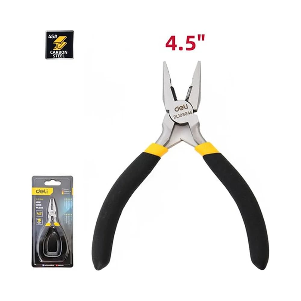 Alicate mini universal 4.1/2" Deli