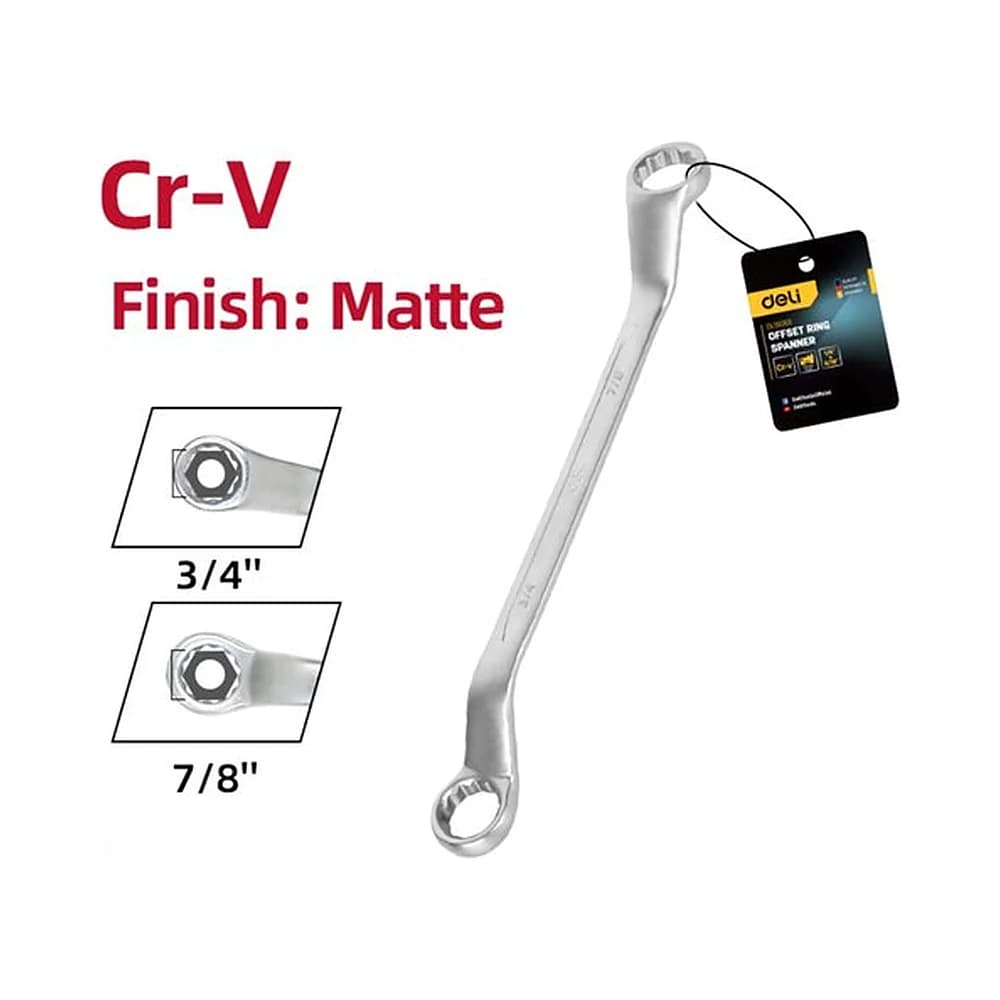 Chave estrela 3/4 x 7/8" Deli